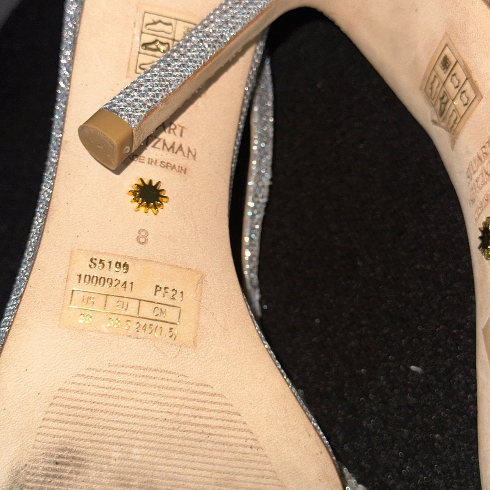 Sparkly Heels, Worn Once For About Two Hours To W… - image 4